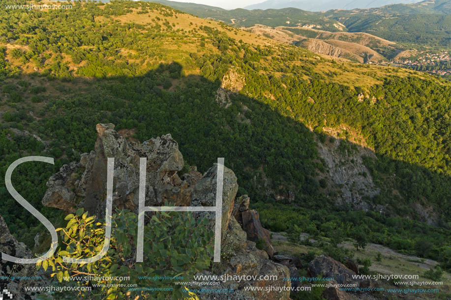 Sunset landscape of Osogovo Mountain, Probistip region, Republic of Macedonia