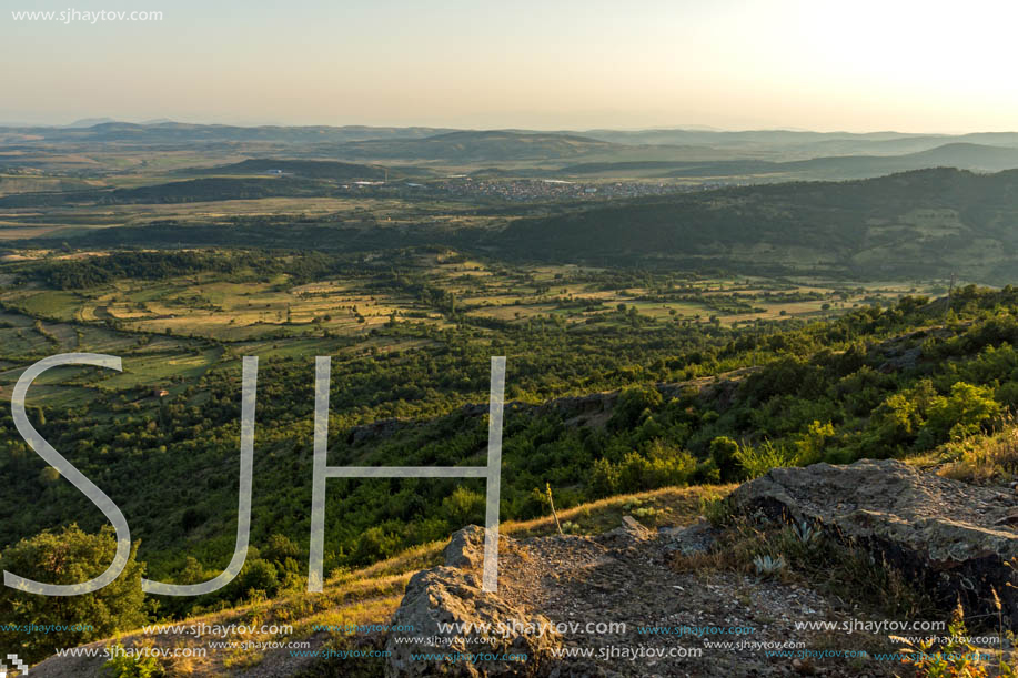 Sunset landscape of Osogovo Mountain, Probistip region, Republic of Macedonia