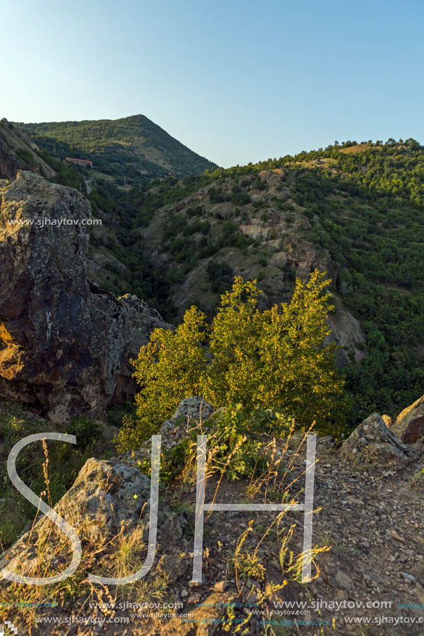 Sunset landscape of Osogovo Mountain, Probistip region, Republic of Macedonia