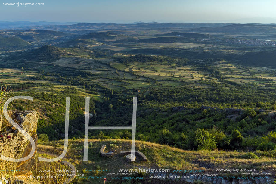 Sunset landscape of Osogovo Mountain, Probistip region, Republic of Macedonia