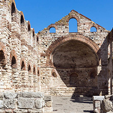 Ruins of Ancient Church of Saint Sophia in the town of Nessebar, Burgas Region, Bulgaria
