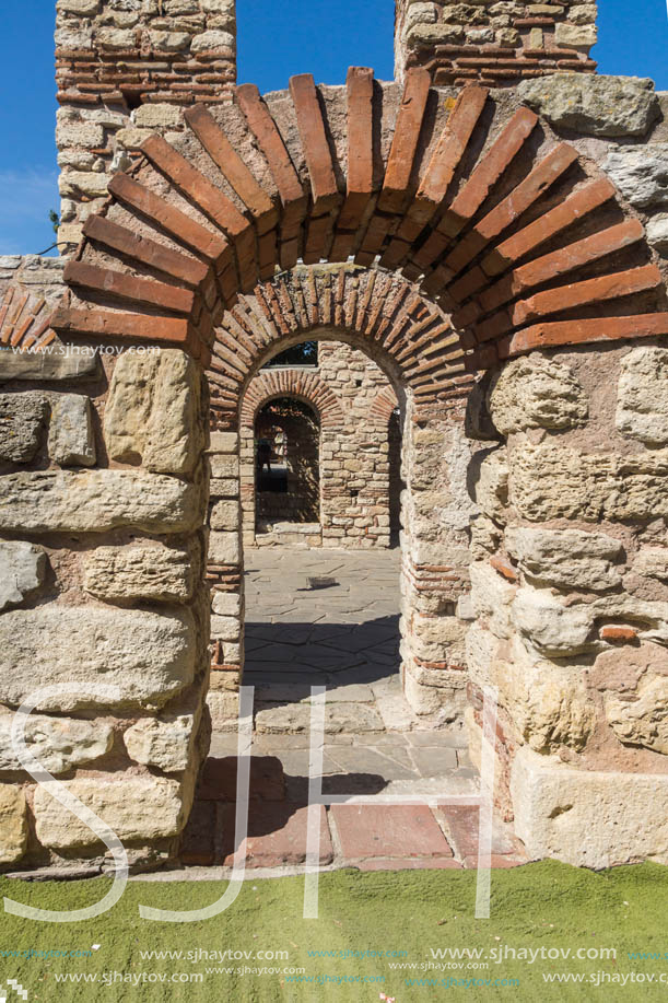 Ruins of Ancient Church of Saint Sophia in the town of Nessebar, Burgas Region, Bulgaria