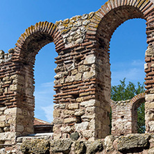 Ruins of Ancient Church of Saint Sophia in the town of Nessebar, Burgas Region, Bulgaria