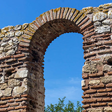 Ruins of Ancient Church of Saint Sophia in the town of Nessebar, Burgas Region, Bulgaria