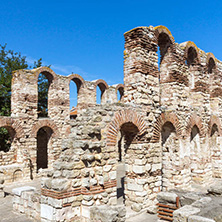 Ruins of Ancient Church of Saint Sophia in the town of Nessebar, Burgas Region, Bulgaria