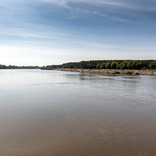 Landscape of Meric (Maritsa) River in city of Edirne,  East Thrace, Turkey