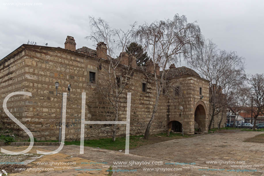 SKOPJE, REPUBLIC OF MACEDONIA - FEBRUARY 24, 2018: Ruins of Kurshumli An in old town of city of Skopje, Republic of Macedonia