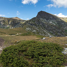 Summer view of Rila Mountan near The Seven Rila Lakes, Bulgaria