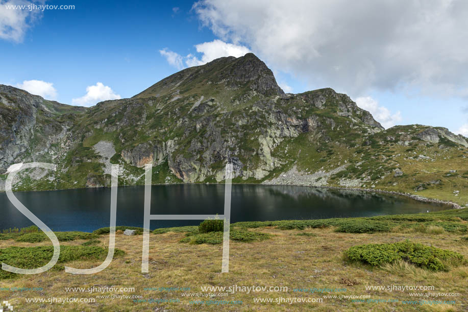 Summer view of The Kidney Lake, Rila Mountain, The Seven Rila Lakes, Bulgaria