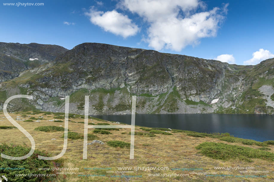 Summer view of The Kidney Lake, Rila Mountain, The Seven Rila Lakes, Bulgaria