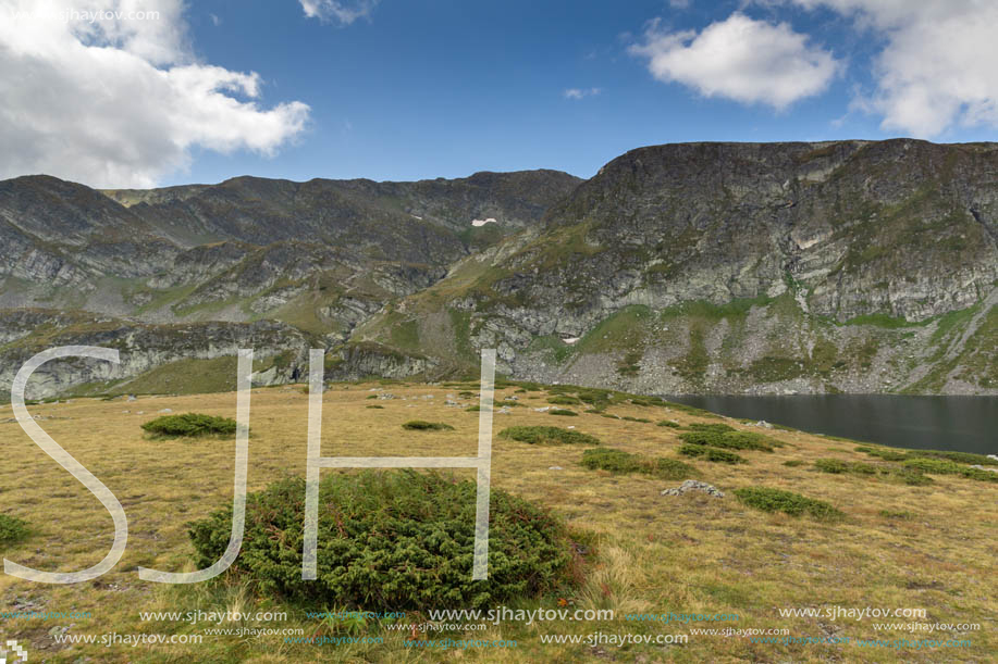 Summer view of The Kidney Lake, Rila Mountain, The Seven Rila Lakes, Bulgaria