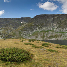 Summer view of The Kidney Lake, Rila Mountain, The Seven Rila Lakes, Bulgaria