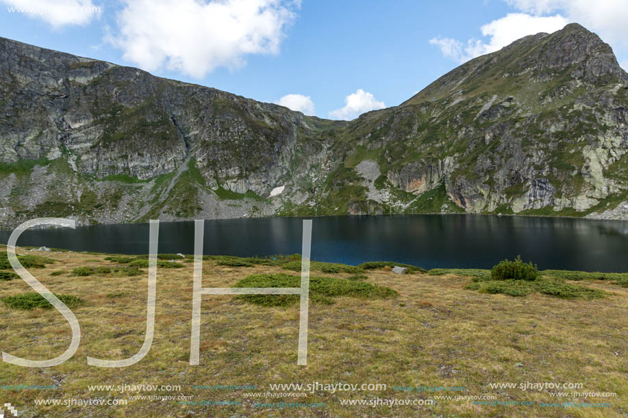 Summer view of The Kidney Lake, Rila Mountain, The Seven Rila Lakes, Bulgaria