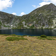 Summer view of The Kidney Lake, Rila Mountain, The Seven Rila Lakes, Bulgaria