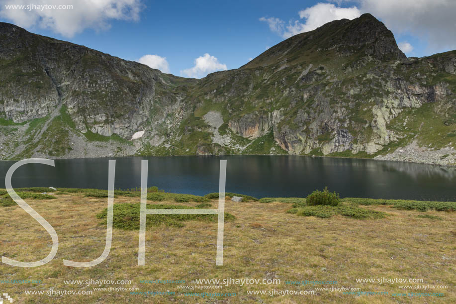 Summer view of The Kidney Lake, Rila Mountain, The Seven Rila Lakes, Bulgaria