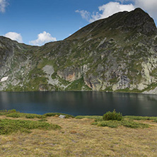 Summer view of The Kidney Lake, Rila Mountain, The Seven Rila Lakes, Bulgaria