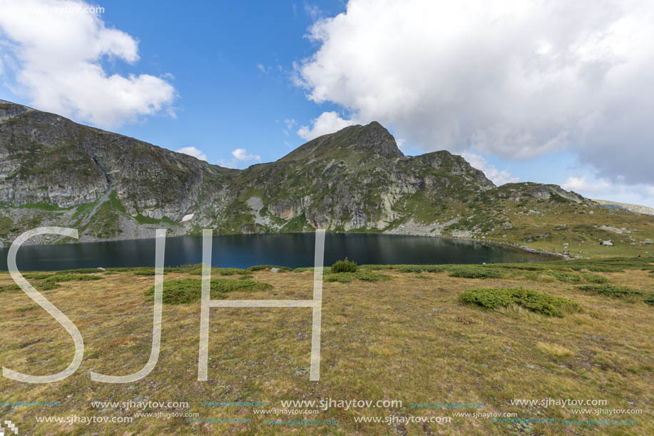 Summer view of The Kidney Lake, Rila Mountain, The Seven Rila Lakes, Bulgaria