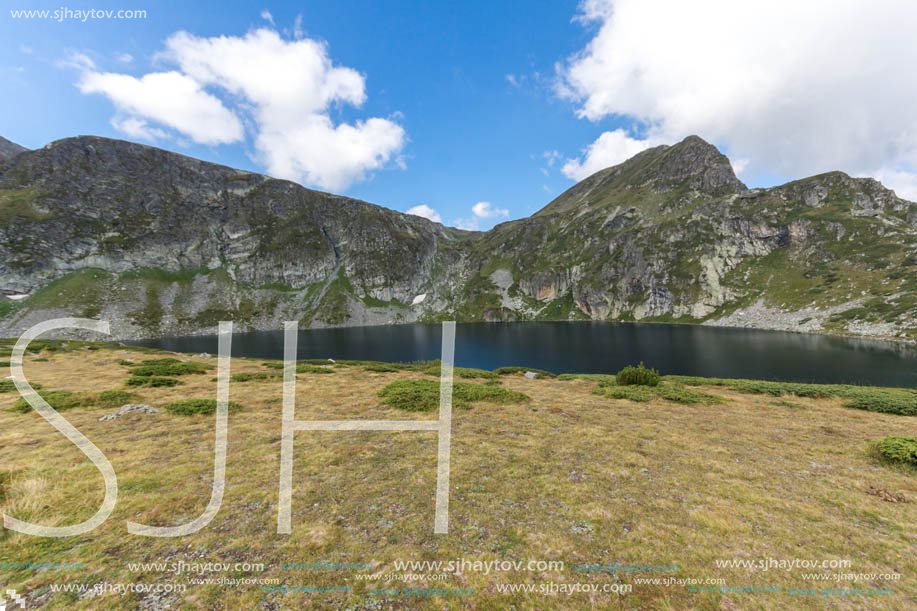 Summer view of The Kidney Lake, Rila Mountain, The Seven Rila Lakes, Bulgaria