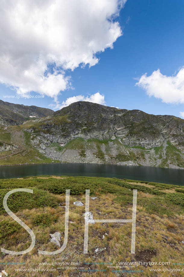 Summer view of The Kidney Lake, Rila Mountain, The Seven Rila Lakes, Bulgaria