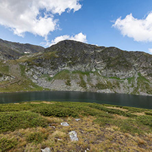 Summer view of The Kidney Lake, Rila Mountain, The Seven Rila Lakes, Bulgaria