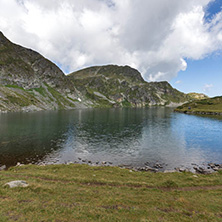 Summer view of The Kidney Lake, Rila Mountain, The Seven Rila Lakes, Bulgaria