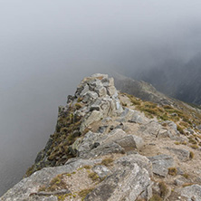 Amazing panoramic view from Musala peak, Rila mountain, Bulgaria