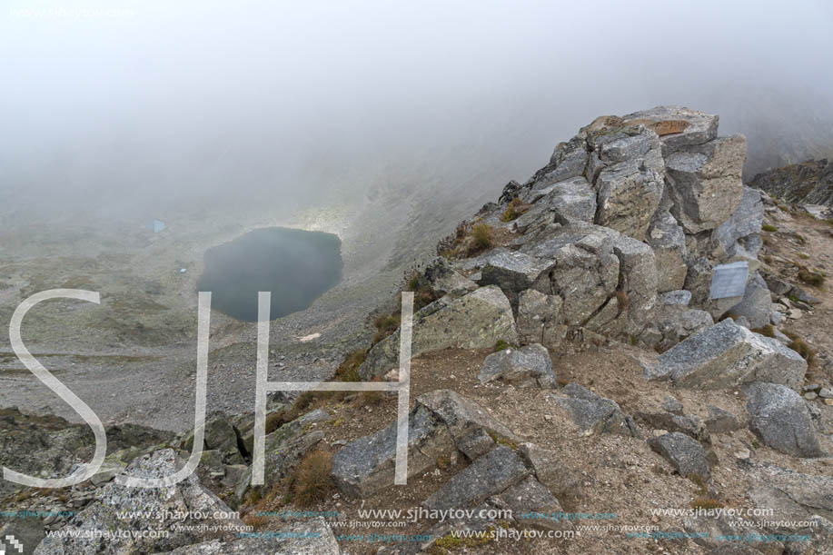 Amazing panoramic view from Musala peak, Rila mountain, Bulgaria