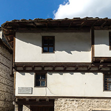 SHIROKA LAKA, BULGARIA - AUGUST 14, 2018: Old houses in historical town of Shiroka Laka, Smolyan Region, Bulgaria