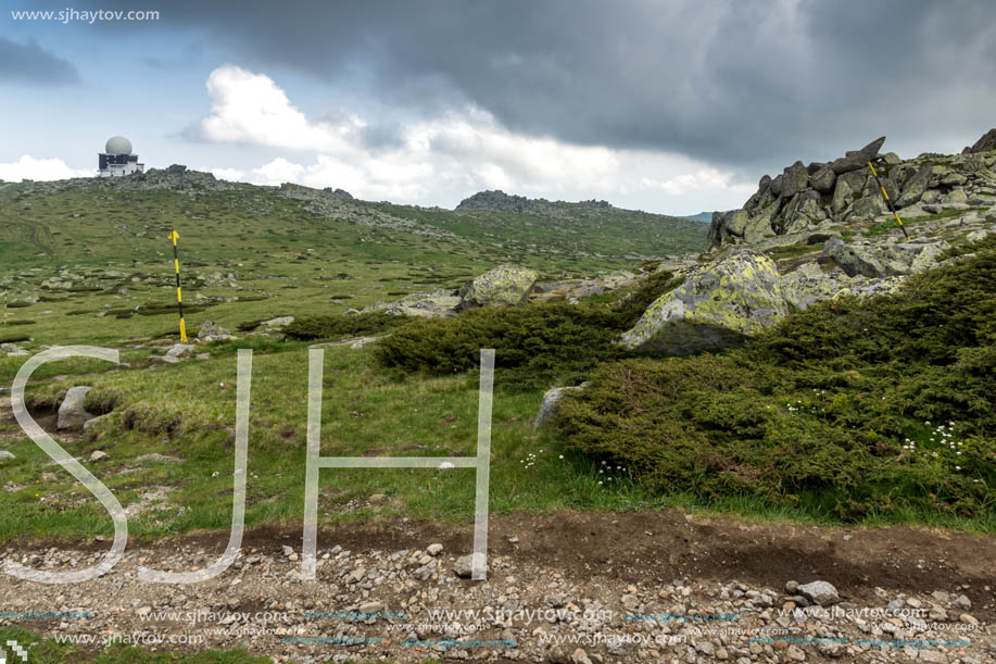 Landscape of Vitosha Mountain near Cherni Vrah Peak, Sofia City Region, Bulgaria