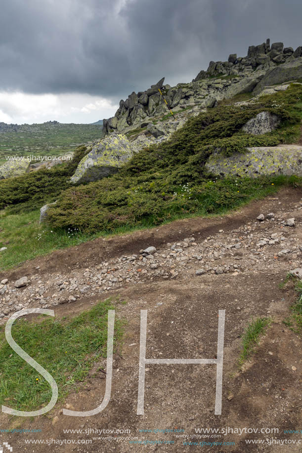 Amazing Landscape of Vitosha Mountain from Cherni Vrah Peak, Sofia City Region, Bulgaria