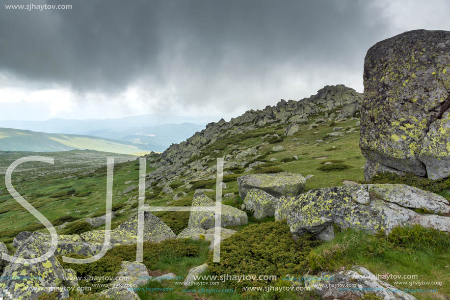 Amazing Landscape of Vitosha Mountain from Cherni Vrah Peak, Sofia City Region, Bulgaria