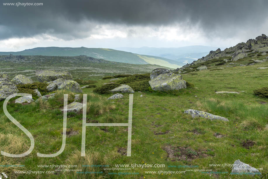 Amazing Landscape of Vitosha Mountain from Cherni Vrah Peak, Sofia City Region, Bulgaria