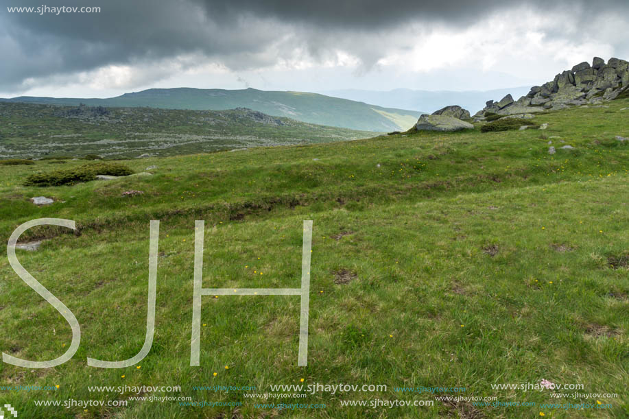 Amazing Landscape of Vitosha Mountain from Cherni Vrah Peak, Sofia City Region, Bulgaria