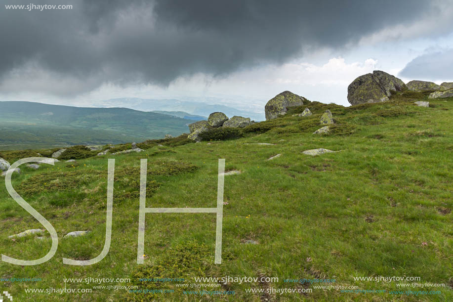 Amazing Landscape of Vitosha Mountain from Cherni Vrah Peak, Sofia City Region, Bulgaria