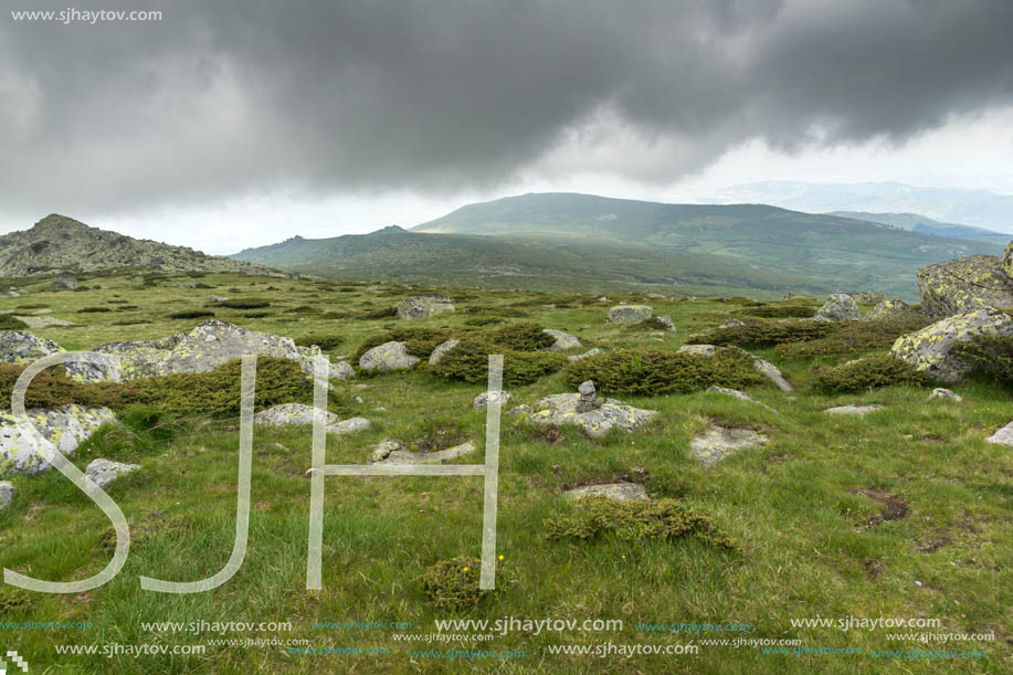 Amazing Landscape of Vitosha Mountain from Cherni Vrah Peak, Sofia City Region, Bulgaria