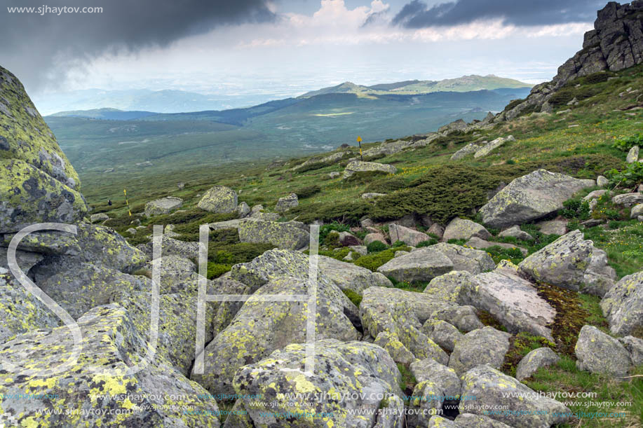 Amazing Landscape of Vitosha Mountain from Cherni Vrah Peak, Sofia City Region, Bulgaria