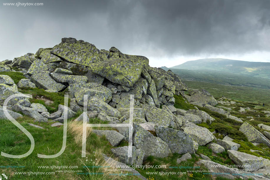 Amazing Landscape of Vitosha Mountain from Cherni Vrah Peak, Sofia City Region, Bulgaria