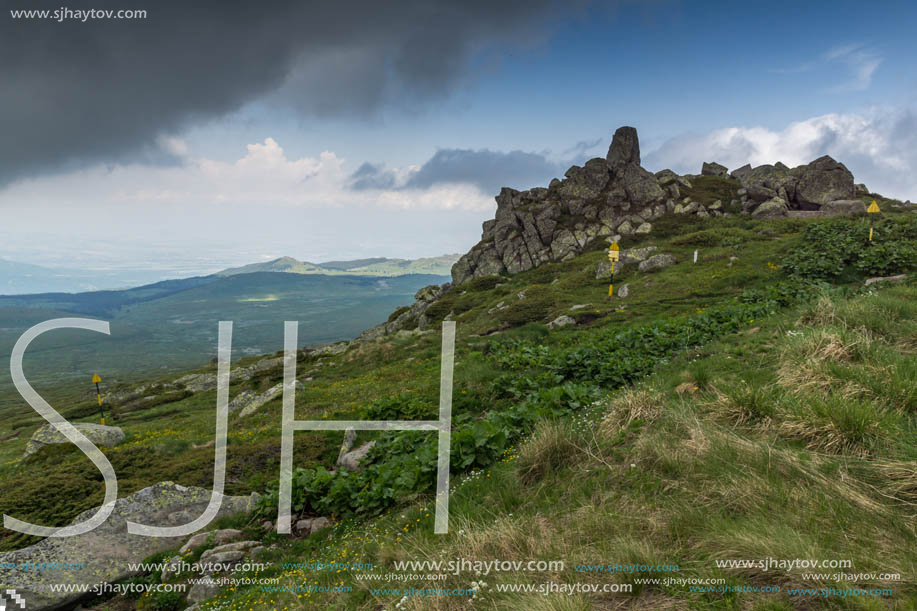 Amazing Landscape of Vitosha Mountain from Cherni Vrah Peak, Sofia City Region, Bulgaria