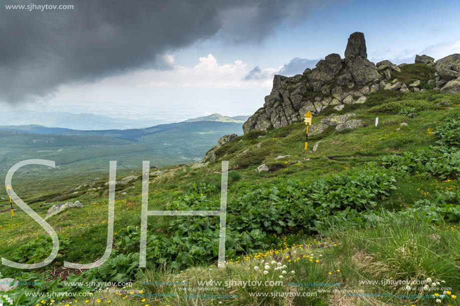 Amazing Landscape of Vitosha Mountain from Cherni Vrah Peak, Sofia City Region, Bulgaria