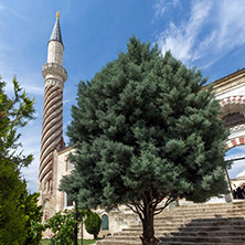 EDIRNE, TURKEY - MAY 26, 2018: Uc Serefeli mosque Mosque in the center of city of Edirne,  East Thrace, Turkey