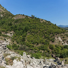 Rock formation The Stone Dolls of Kuklica near town of Kratovo, Republic of Macedonia