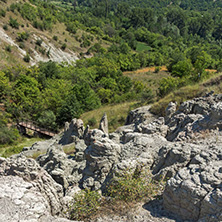 Rock formation The Stone Dolls of Kuklica near town of Kratovo, Republic of Macedonia