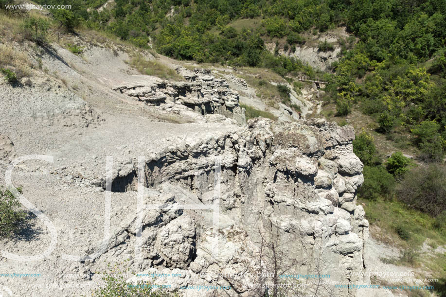 Rock formation The Stone Dolls of Kuklica near town of Kratovo, Republic of Macedonia