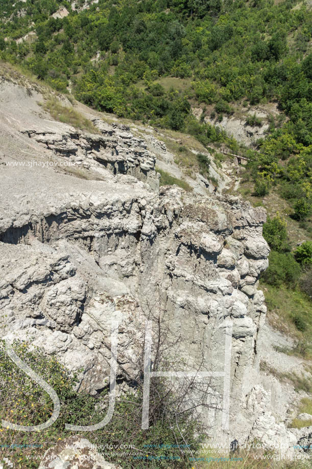 Rock formation The Stone Dolls of Kuklica near town of Kratovo, Republic of Macedonia