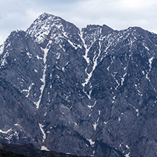 Landscape of Mount Athos in Autonomous Monastic State of the Holy Mountain, Chalkidiki, Greece