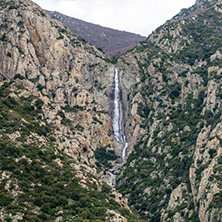 Landscape of Mount Athos in Autonomous Monastic State of the Holy Mountain, Chalkidiki, Greece