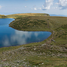 Summer view of The Kidney Lake, Rila Mountain, The Seven Rila Lakes, Bulgaria