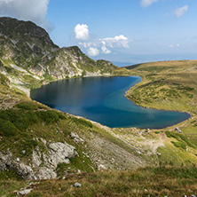 Summer view of The Kidney Lake, Rila Mountain, The Seven Rila Lakes, Bulgaria