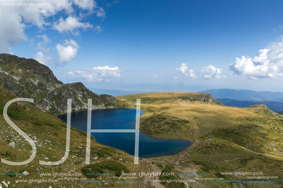 Summer view of The Kidney Lake, Rila Mountain, The Seven Rila Lakes, Bulgaria