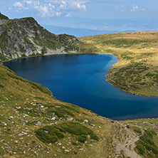 Summer view of The Kidney Lake, Rila Mountain, The Seven Rila Lakes, Bulgaria